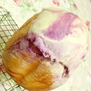 ❤紫芋ｄｅ・マーブル食パン❤